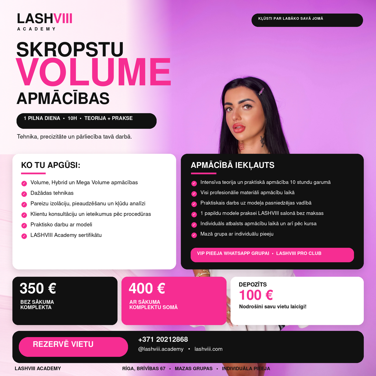Volume & Mega Volume Lash Course