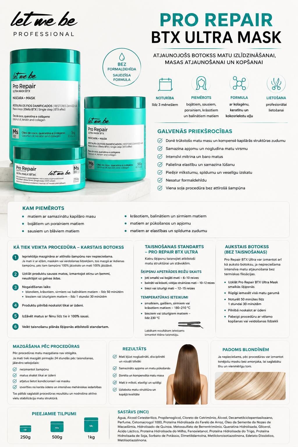 LetMeBe BTX Pro Repair Ultra Mask (Botox)