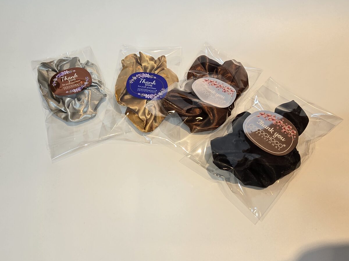 Satin Hair Tie Set (4 pcs)