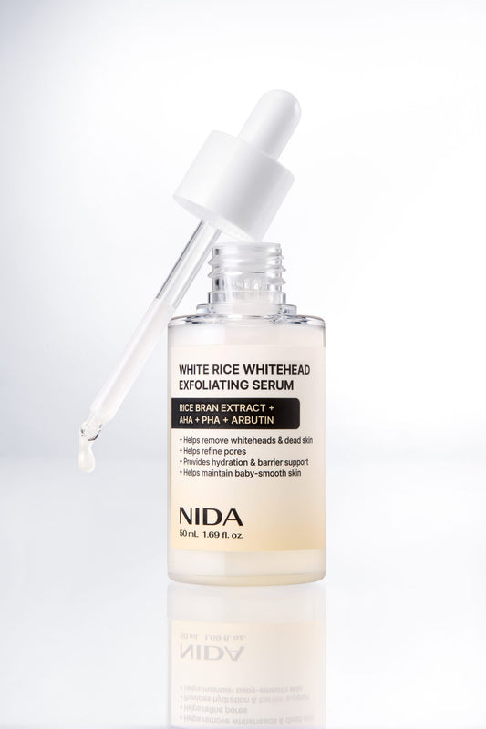 NIDA White Rice Whitehead Exfoliating Serum