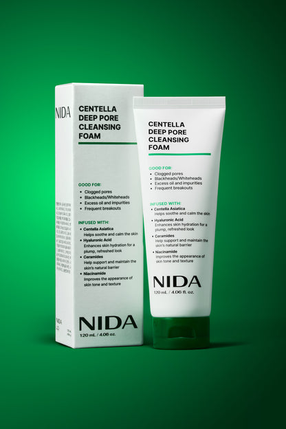 NIDA Centella Deep Pore Cleansing Foam