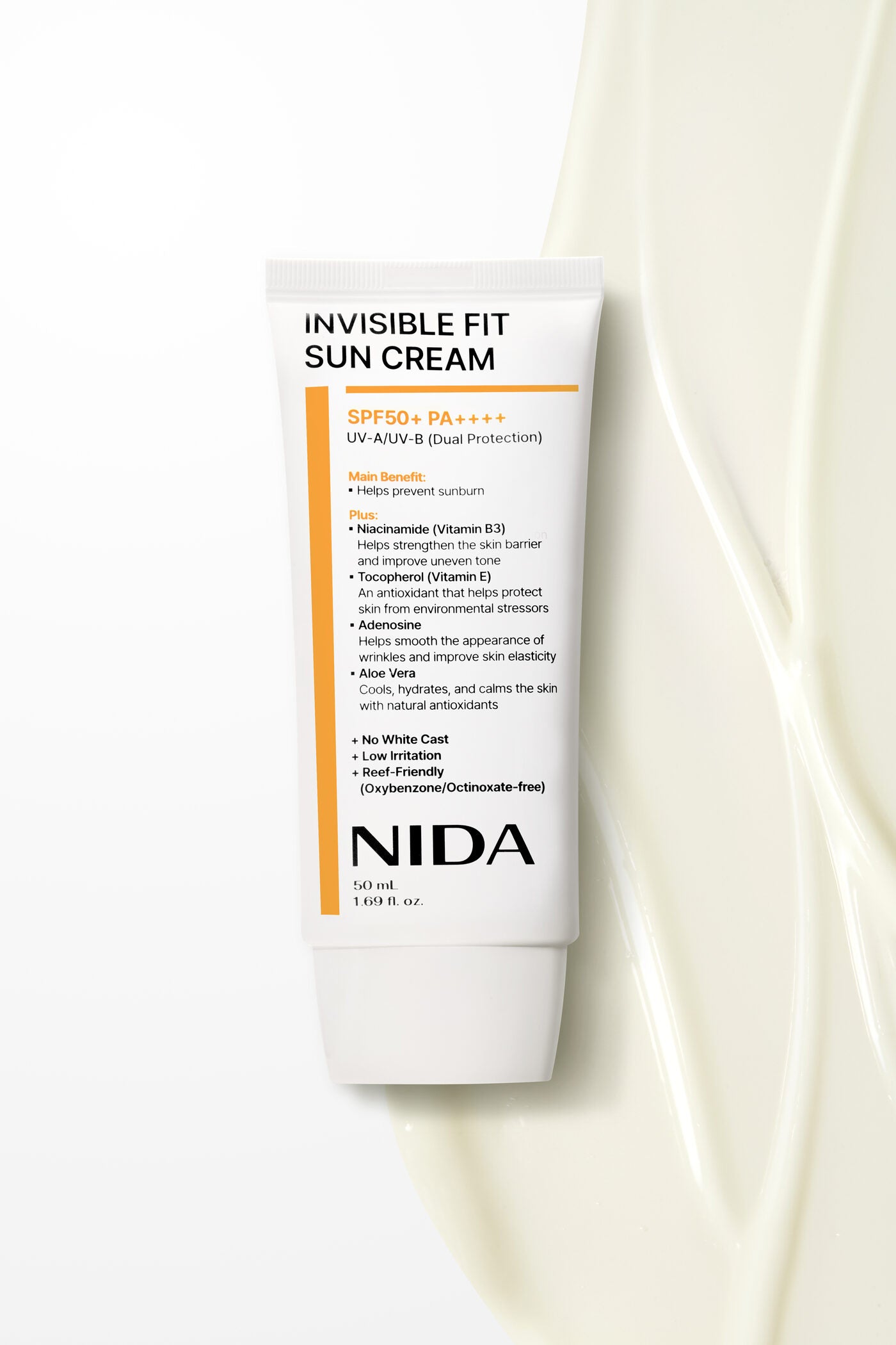 NIDA Invisible Fit Sun Cream for Face & Body