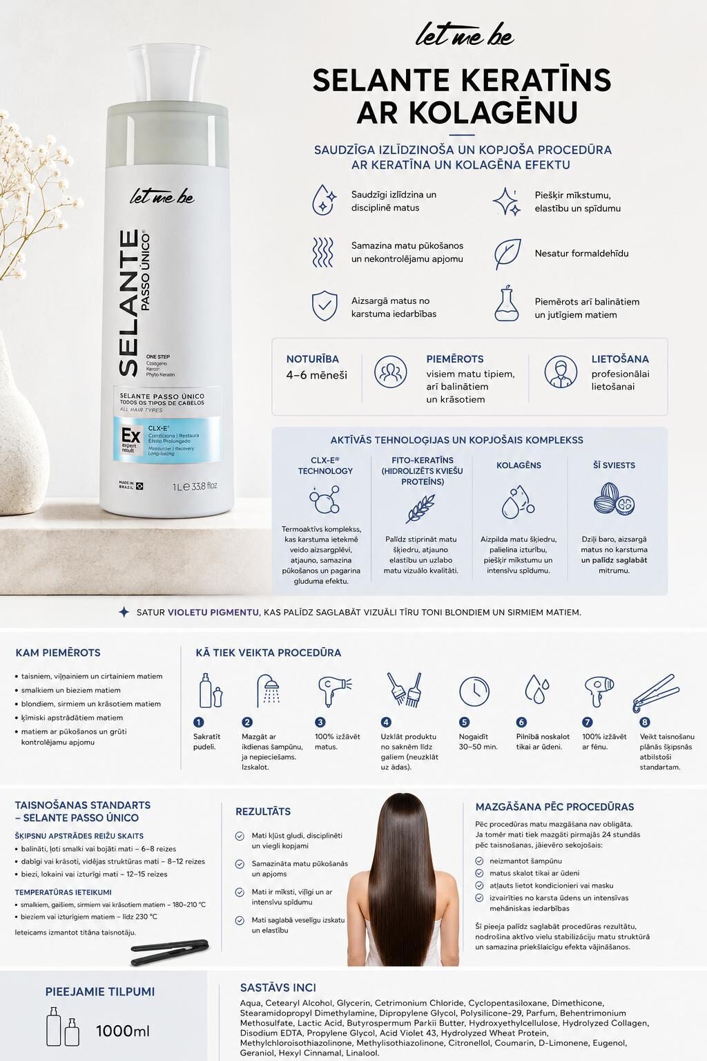 LetMeBe Selante Keratin with Collagen
