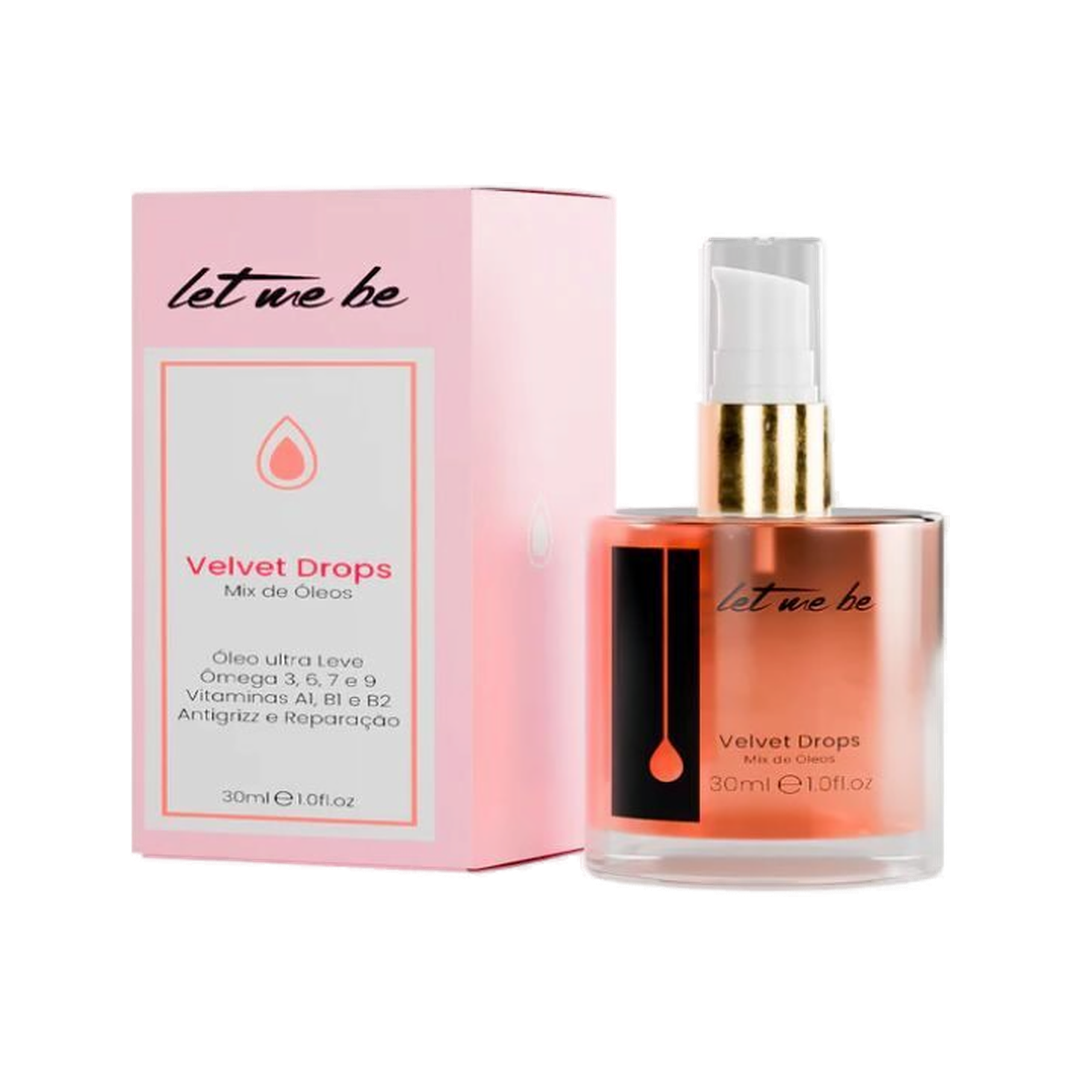 LetMeBe Velvet Drops Macadamia Oil transparent product image | HAIRVIII