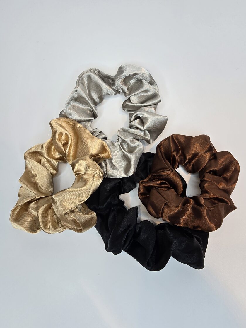 Satin Hair Tie Set (4 pcs)
