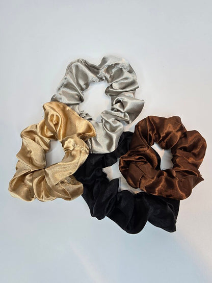 Satin Hair Tie Set (4 pcs)