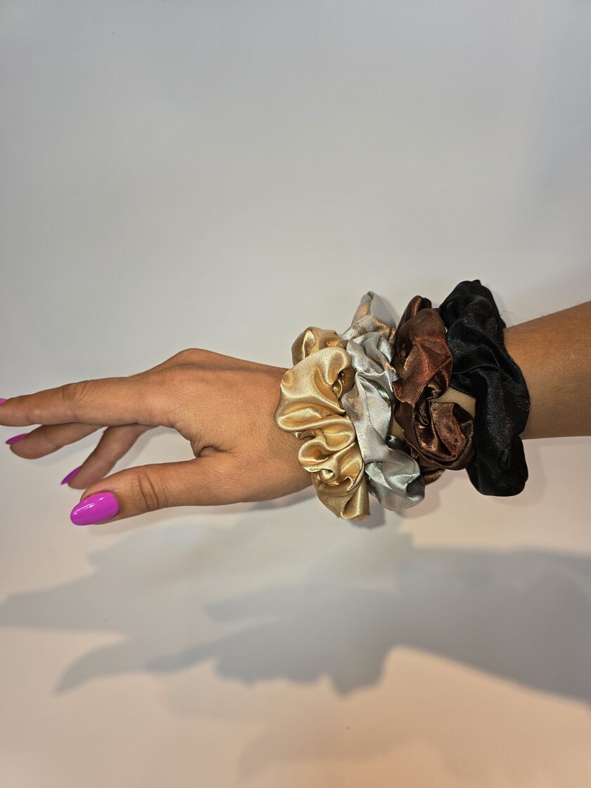 Satin Hair Tie Set (4 pcs)