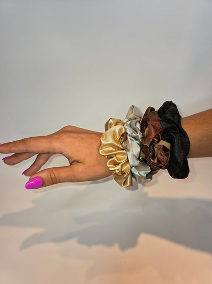 Satin Hair Tie Set (4 pcs)